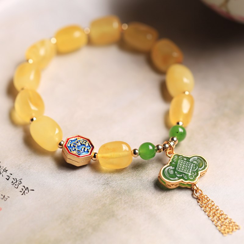 Fashion Personality Natural Beeswax Bracelet For Women