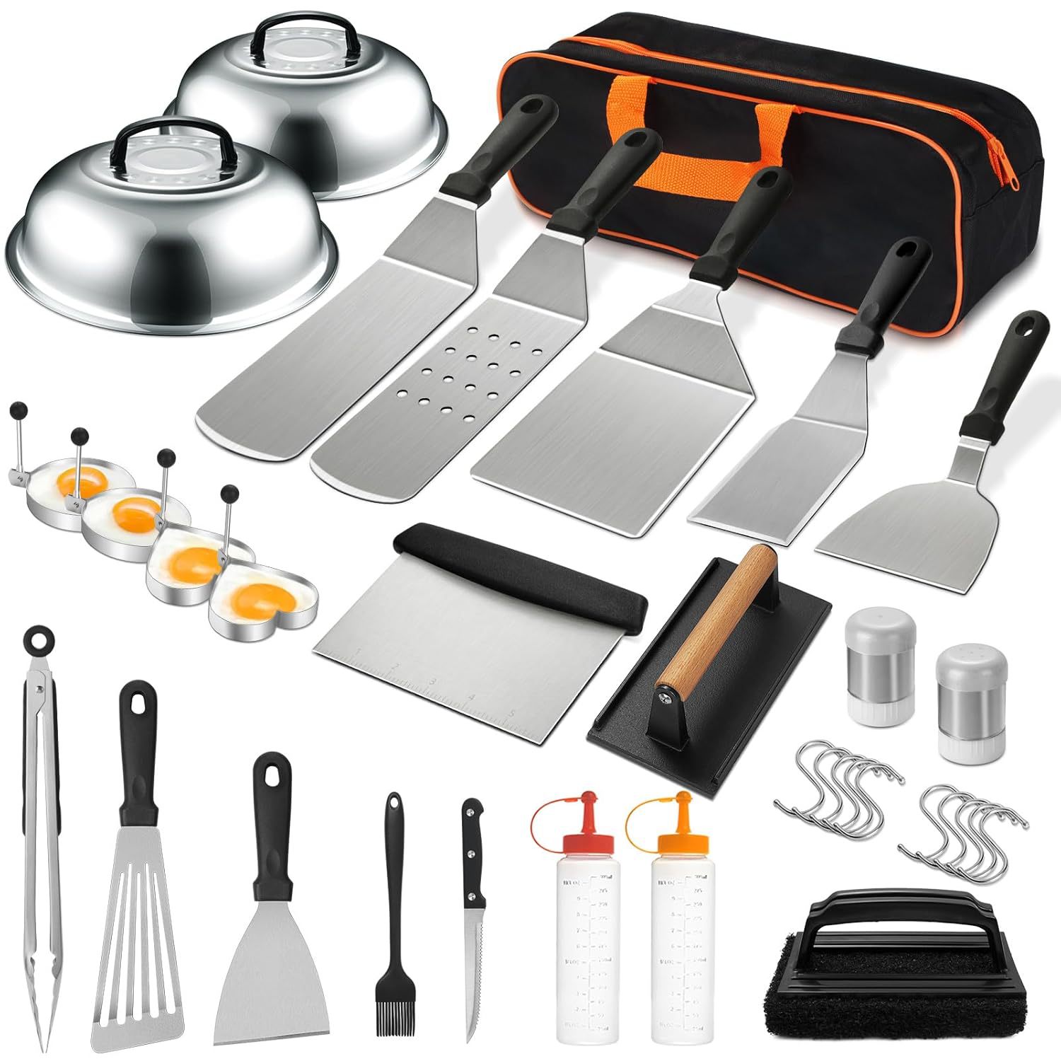Ensemble d'ustensiles de barbecue en acier inoxydable