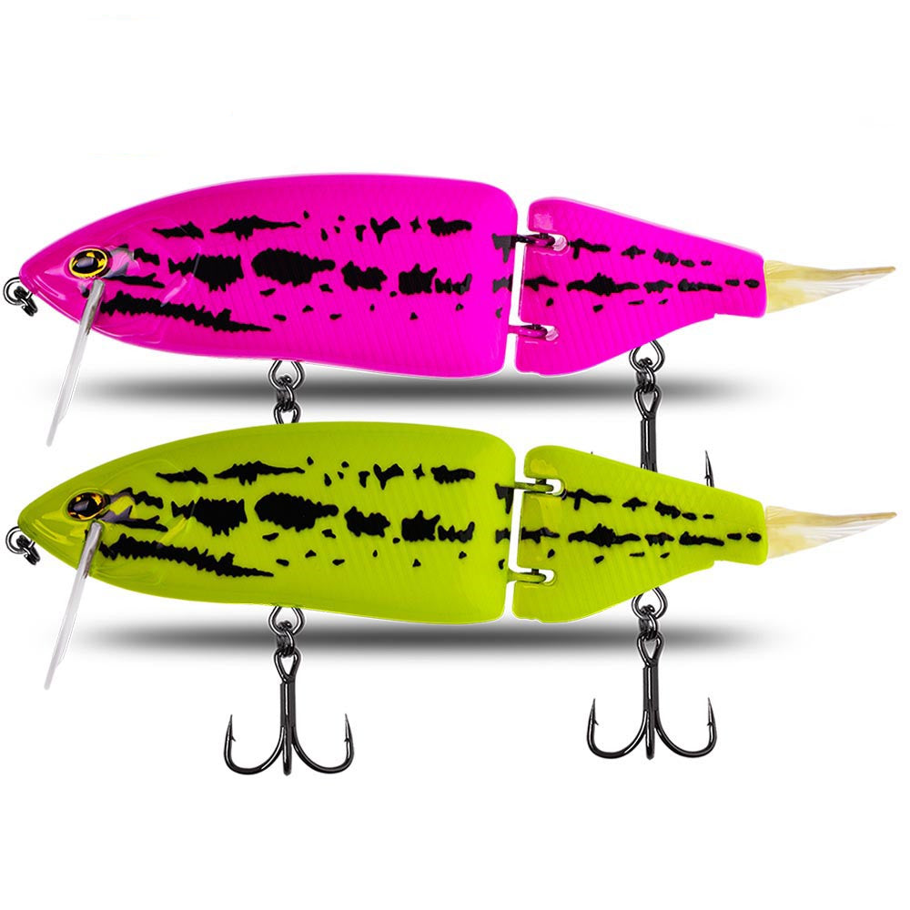 Faux-appât bionique multi-sections flottant sous l'eau