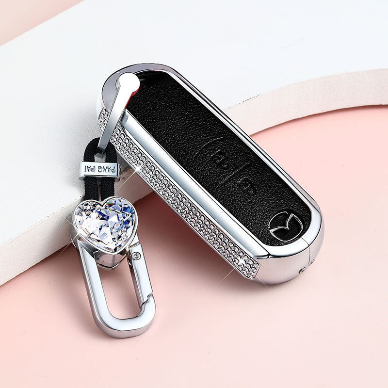 Diamond-encrusted Car Key Case Buckle Bag