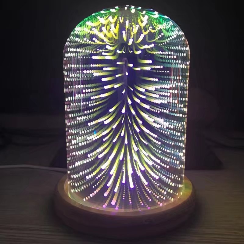 Lampe magique de Noël en verre 3D