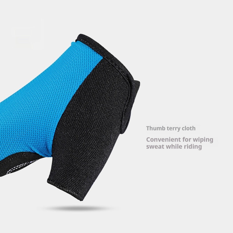 Gants de Cyclisme Mi-doigts Homme Femme Antidérapants Respirants