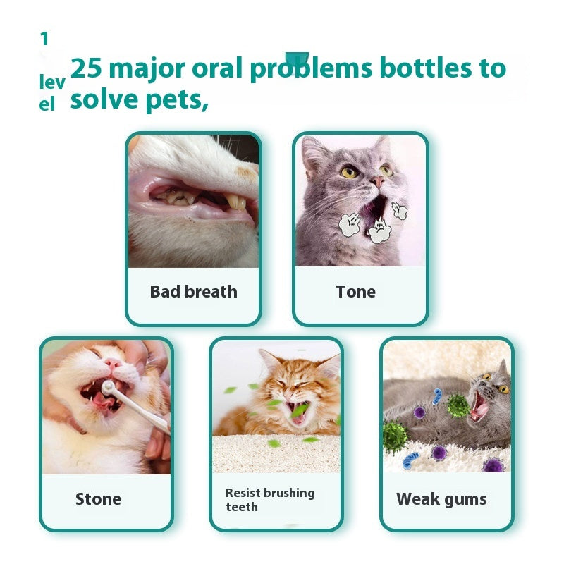 Soins de bain de bouche pour animaux domestiques Dents saines