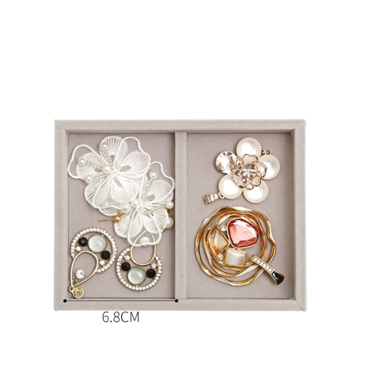 Boîte de rangement de bijoux, bagues et boucles d'oreilles ménagère de grande capacité