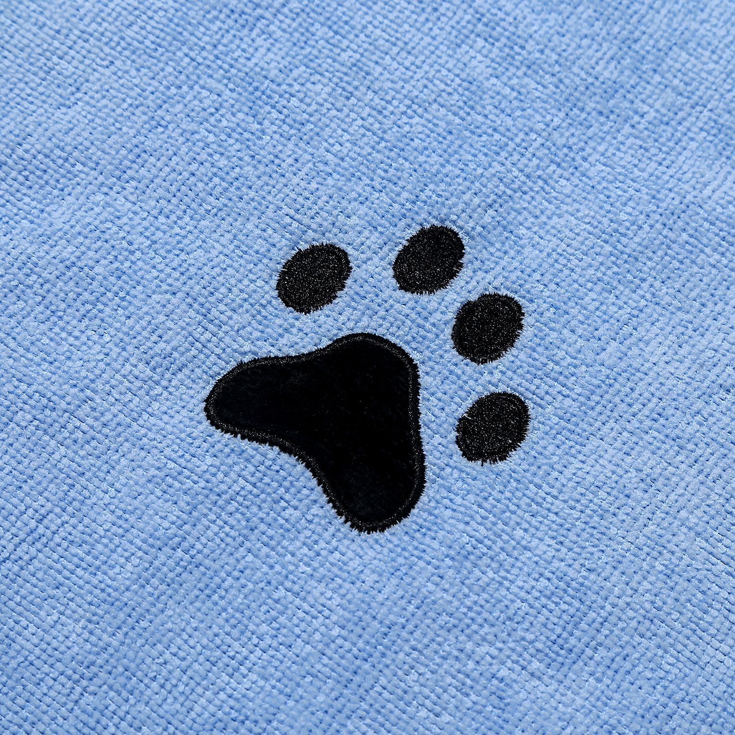 Serviette de Bain pour Chien et Chat Séchage Rapide Douce Absorbante en Polaire Corail