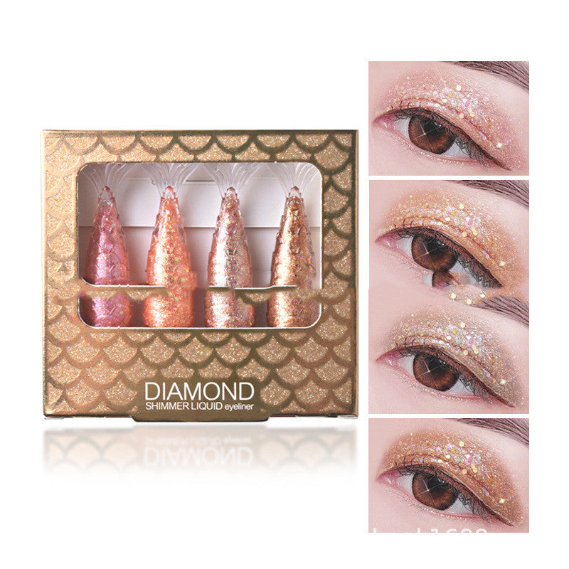 Eye-liner et fard à paupières liquide Mermaid Beauty Diamond Color