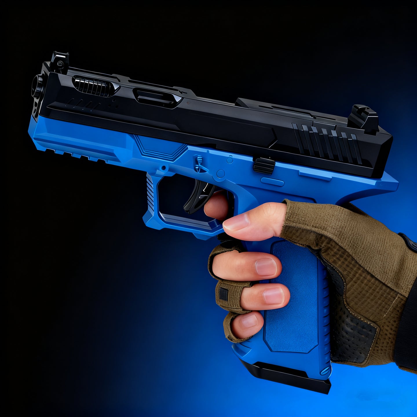 Automatic Loading Continuous Hair Throwing Shell Toy Gun
