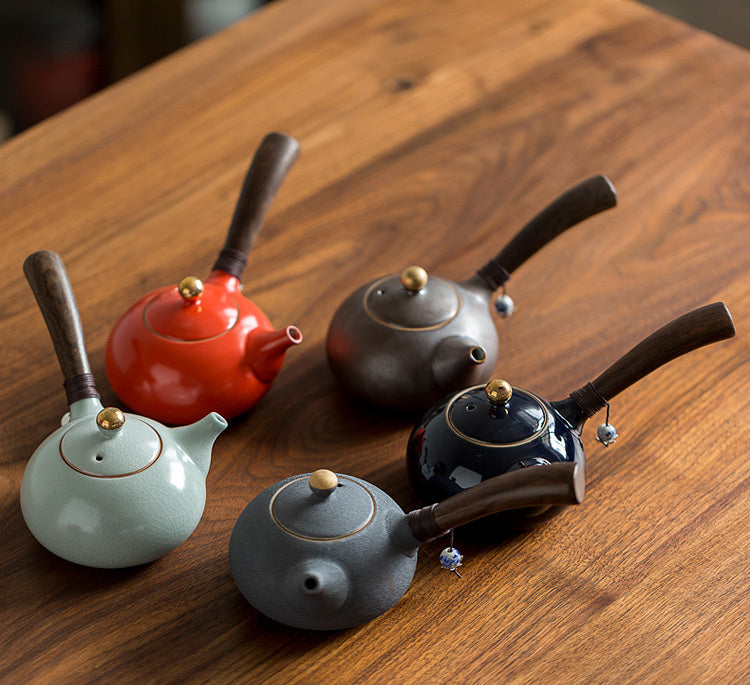 Ceramic craft teapot