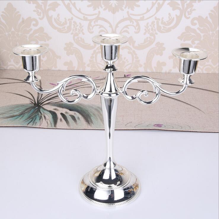 European Style Candle Holder Three Head Ornaments Home Decoration