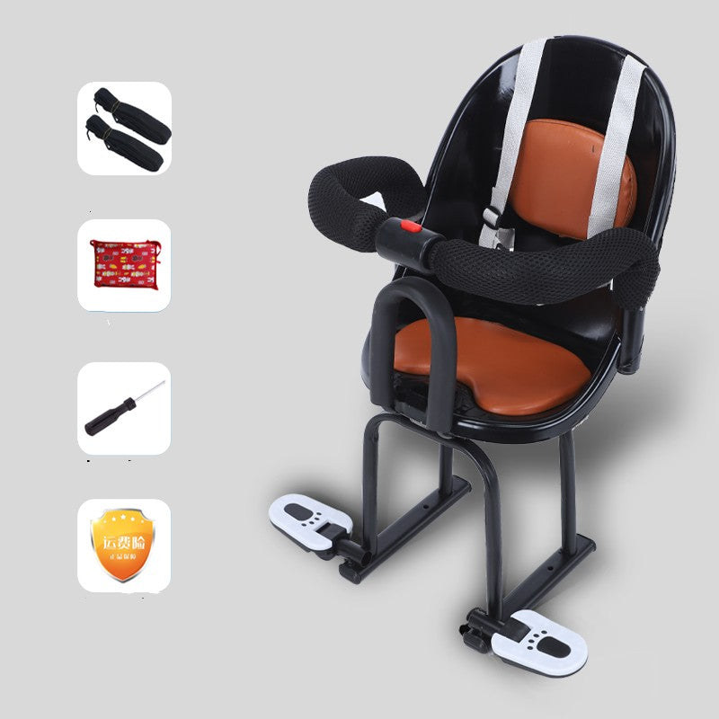 Asiento delantero de seguridad para patinete de batería para bebé
