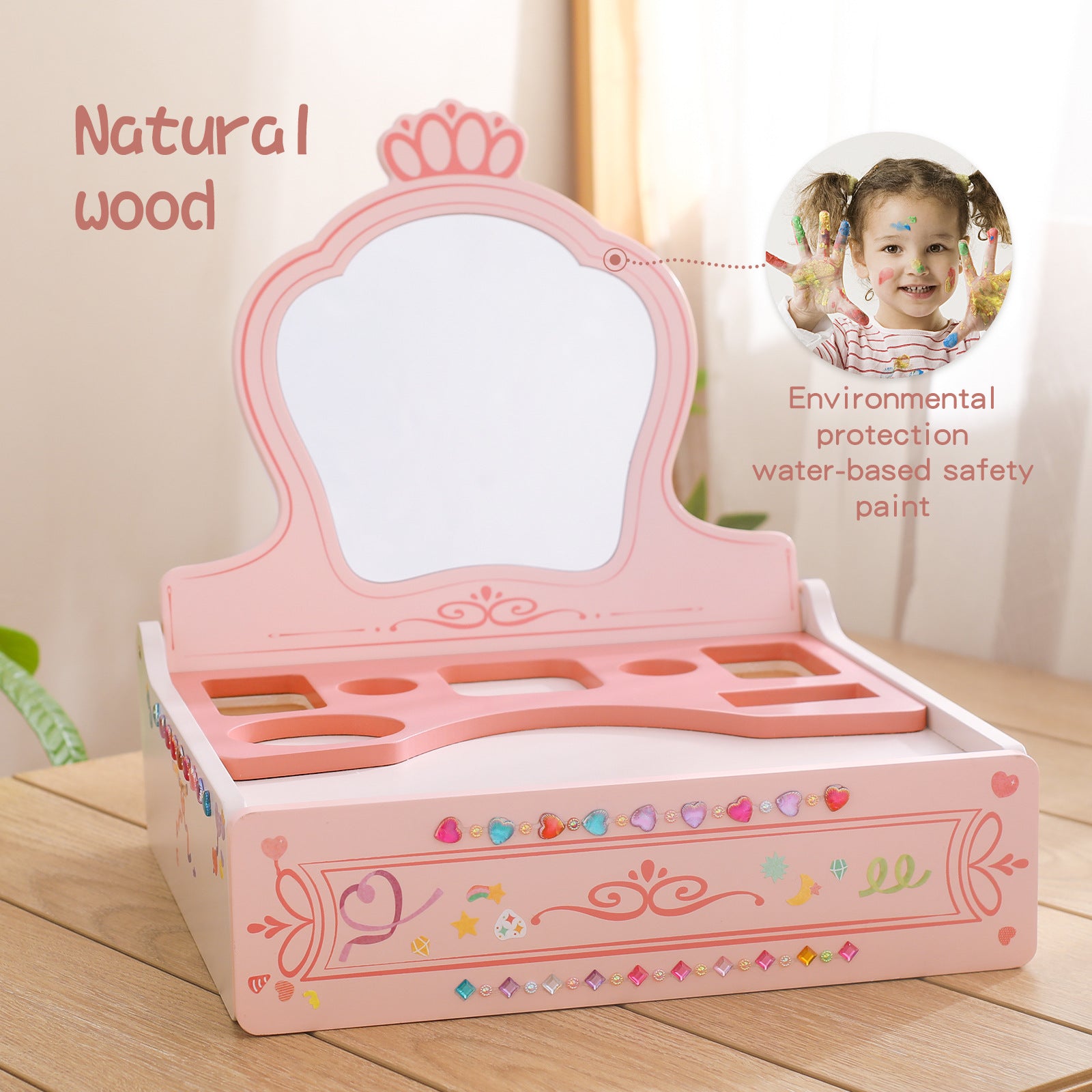 Maison de jeu de princesse pour fille de style nordique Jouets de maquillage