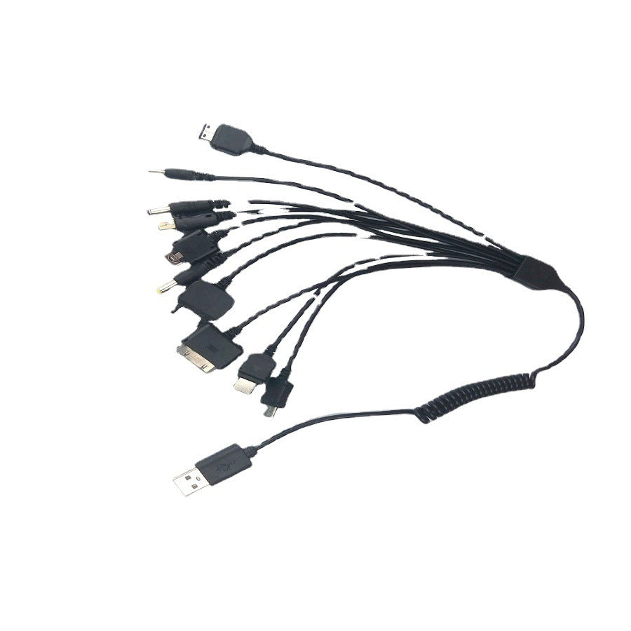 Câble de charge pour téléphone portable multifonction dix en un