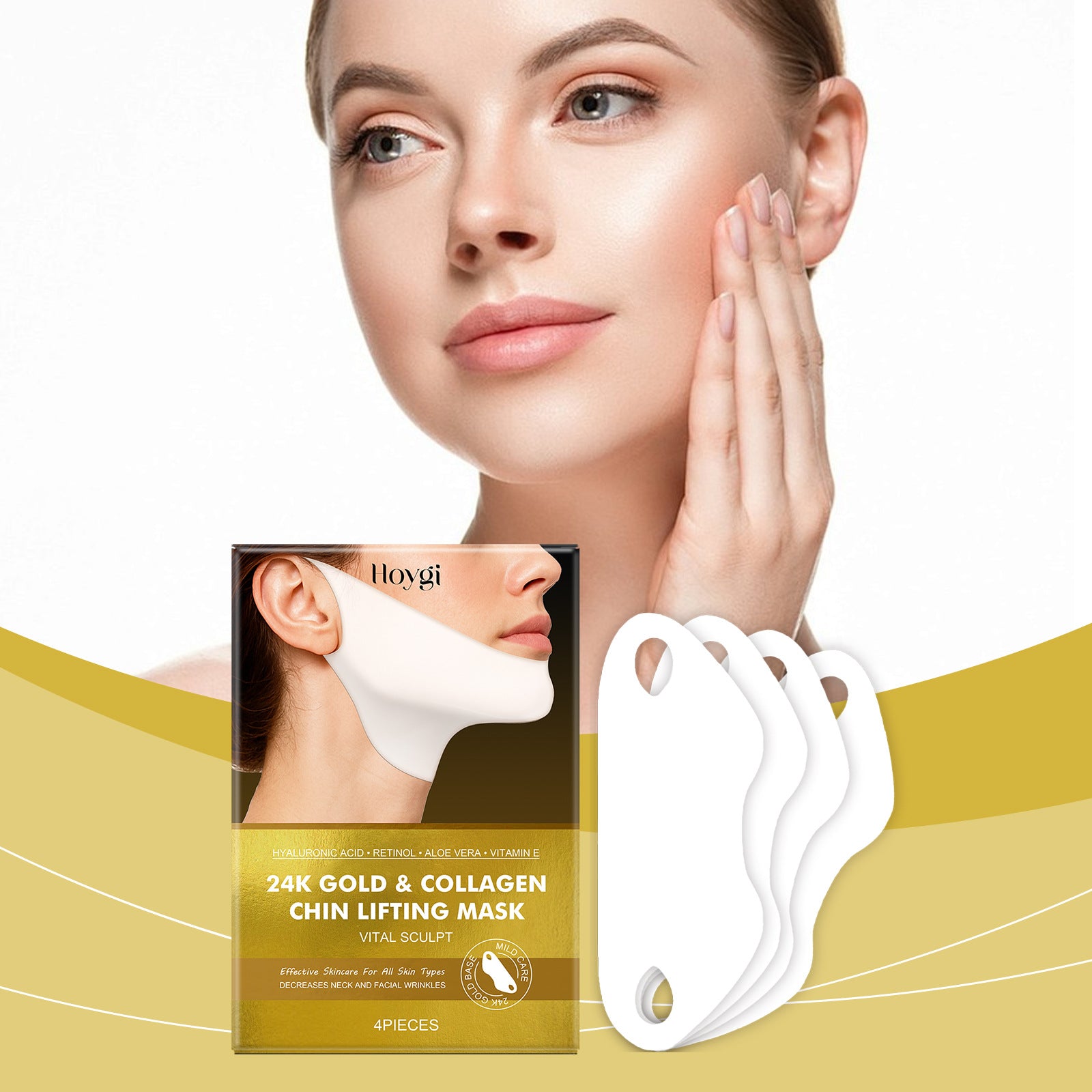 Masque Tenseur Hydratant Doux Nourrissant Et Éclatant Pour La Peau