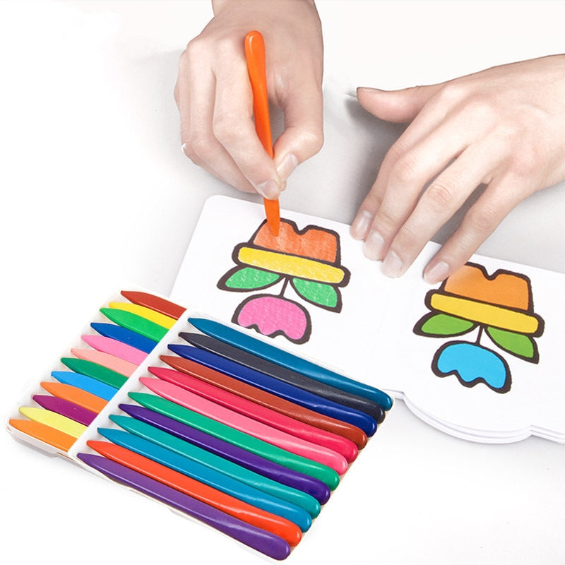 Crayons lavables triangulaires 36 couleurs
