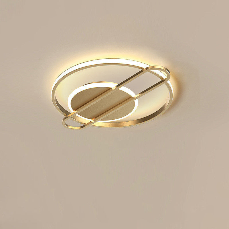 Plafonnier Rond Créatif Minimaliste Moderne pour Chambre à Coucher