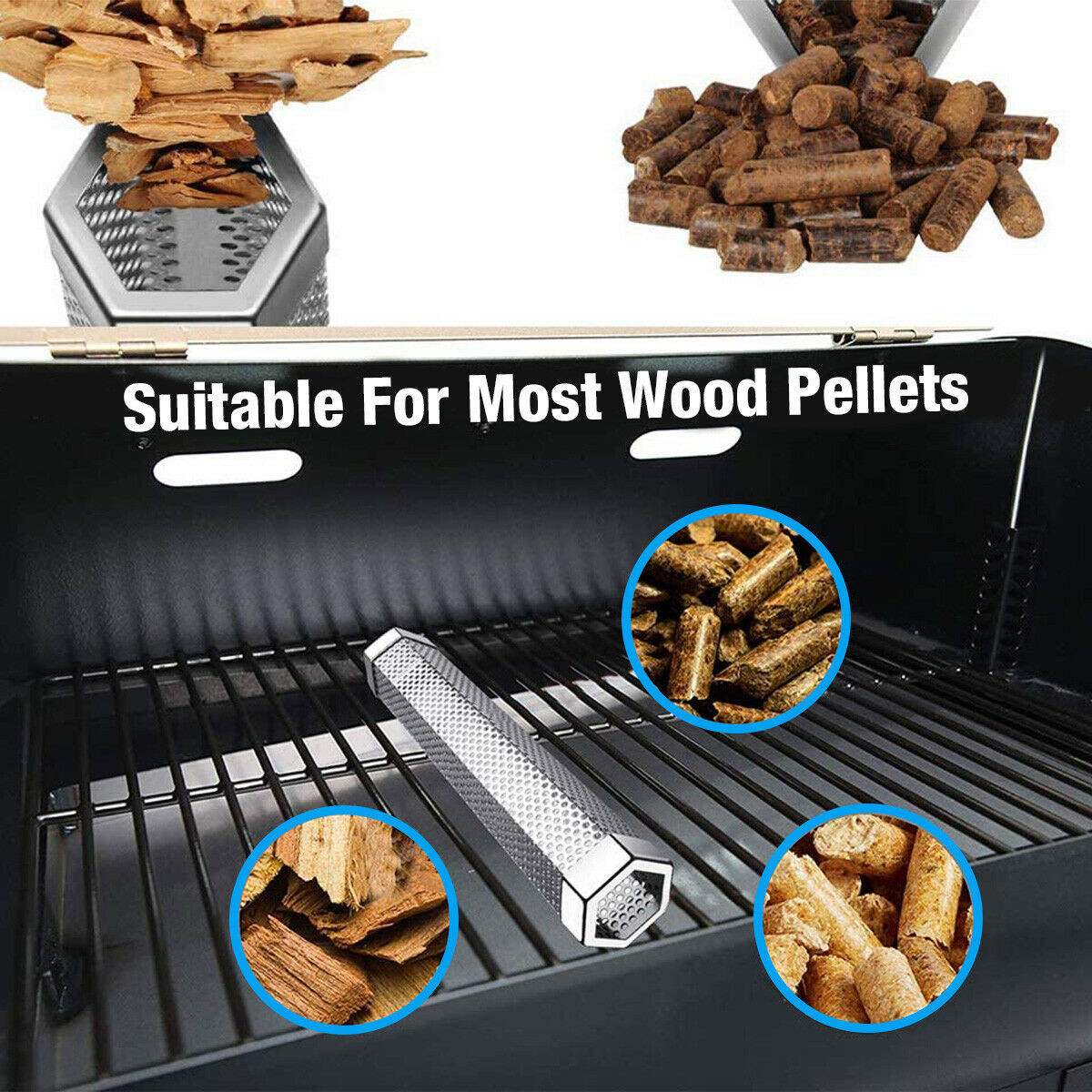 Storing Charcoal Barbecue Stainless Steel Smoker