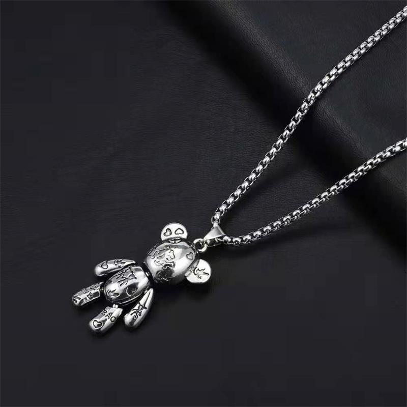 Letter Bear Bracelet Women Retro Fashion