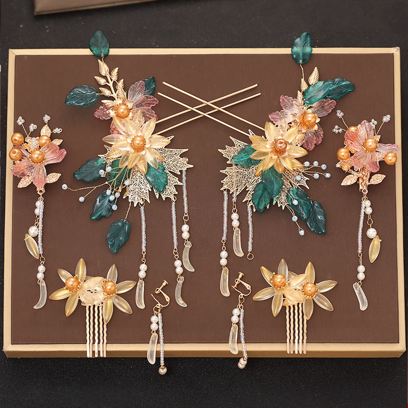 Épingle à cheveux Peigne à cheveux Ensemble complet d'accessoires pour cheveux Épingle à cheveux Pince latérale Accessoires