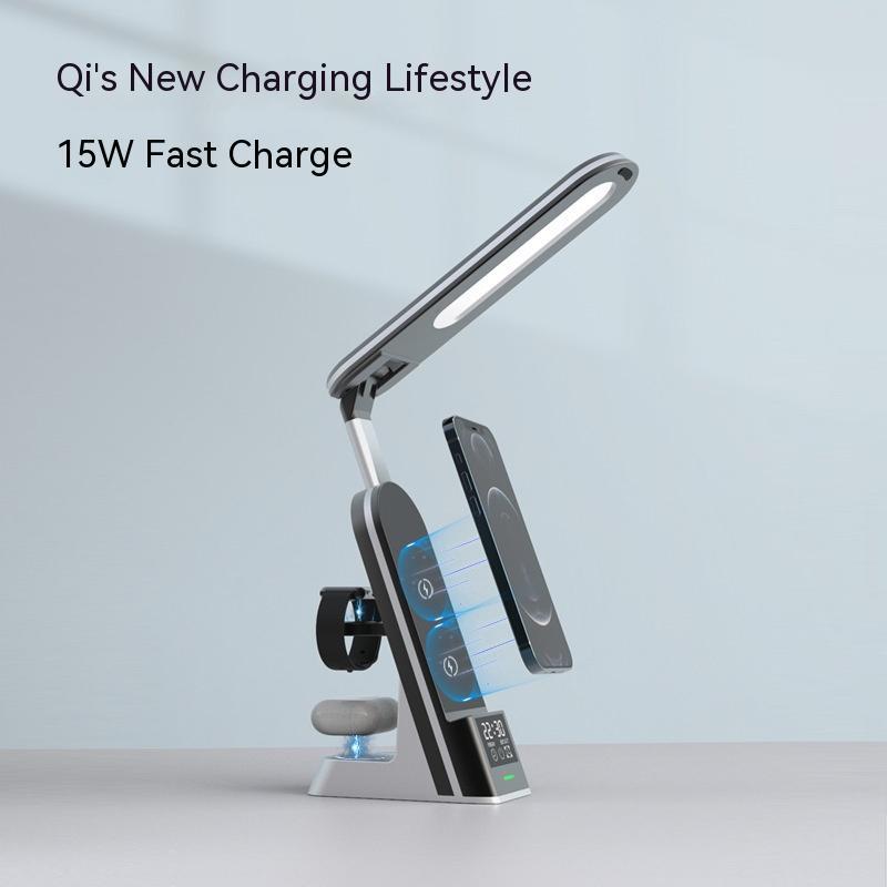 Lampe de Bureau Créative avec Chargeur Sans Fil Multifonctionnel