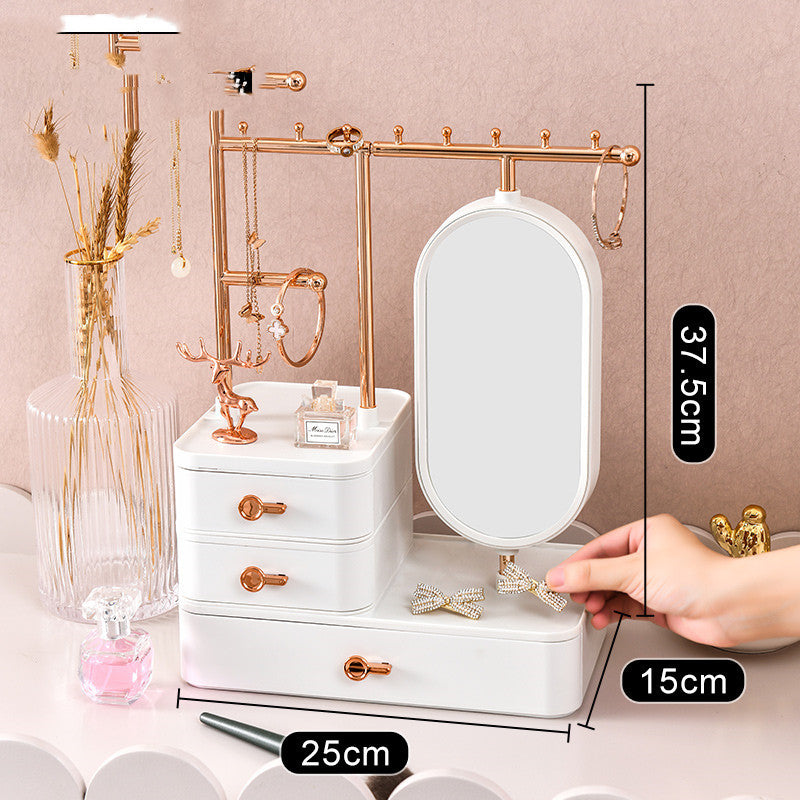 Jewelry Box High-end Exquisite Necklace Hanger Desktop