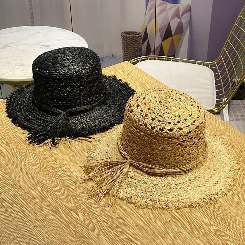 Hollow Fisherman Outdoor Beach Hat Women's Straw Hat