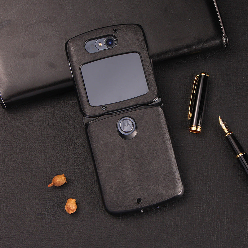 Étui de téléphone pliable en cuir
