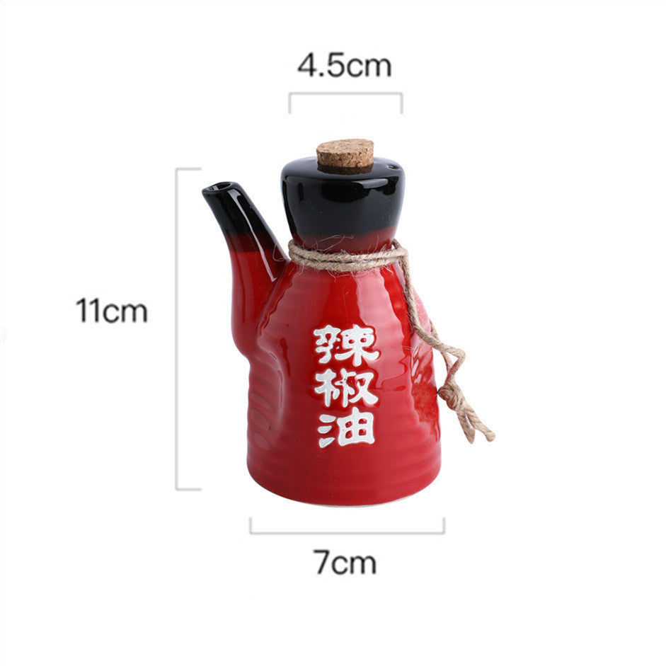 Oil Pot Soy Sauce Vinegar Pot Condiment Bottle