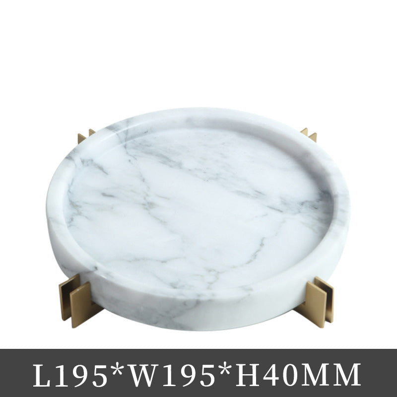 Mild Luxury Marble Ashtray Soft Decoration