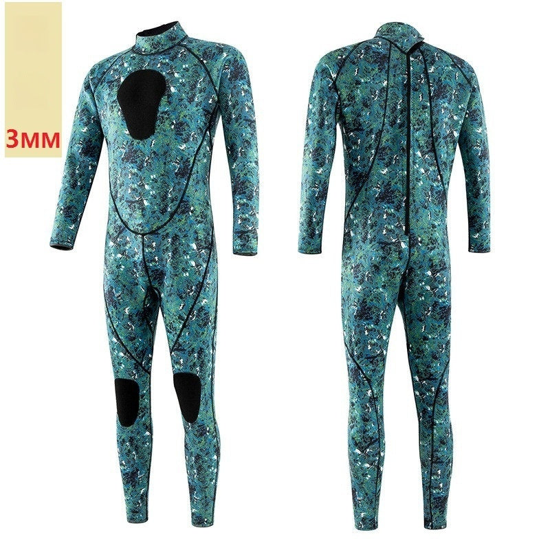 3mm Mens One Piece Wetsuit Sun Protective Jellyfish Suit