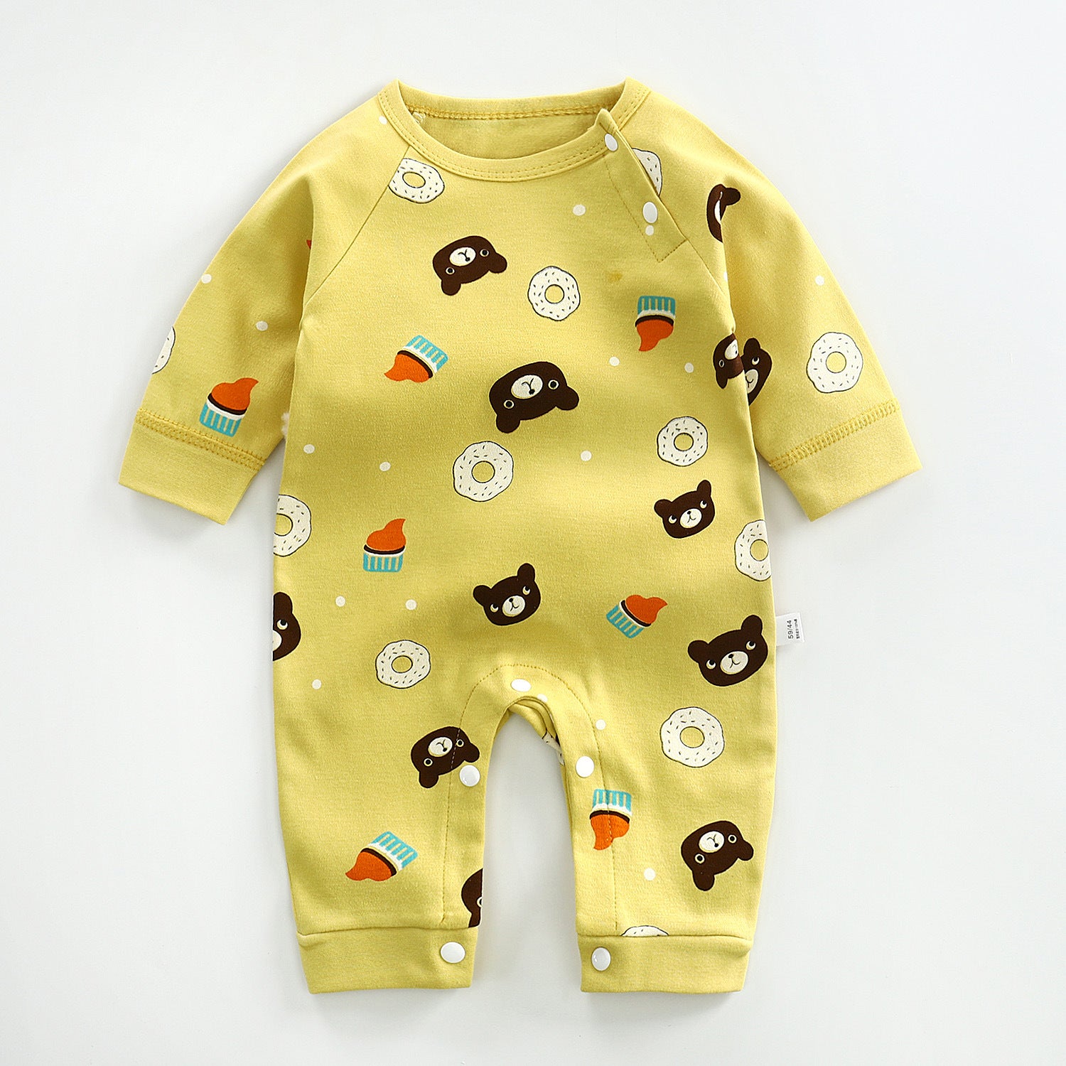 Baby Romper Long Sleeve Cartoon Printing Spring Autumn