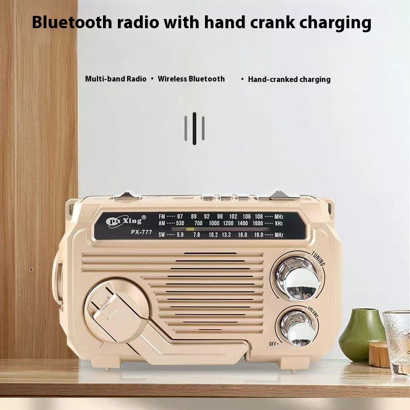 Hand Portable Radio Solar Power Generation Outdoor Bluetooth Speaker