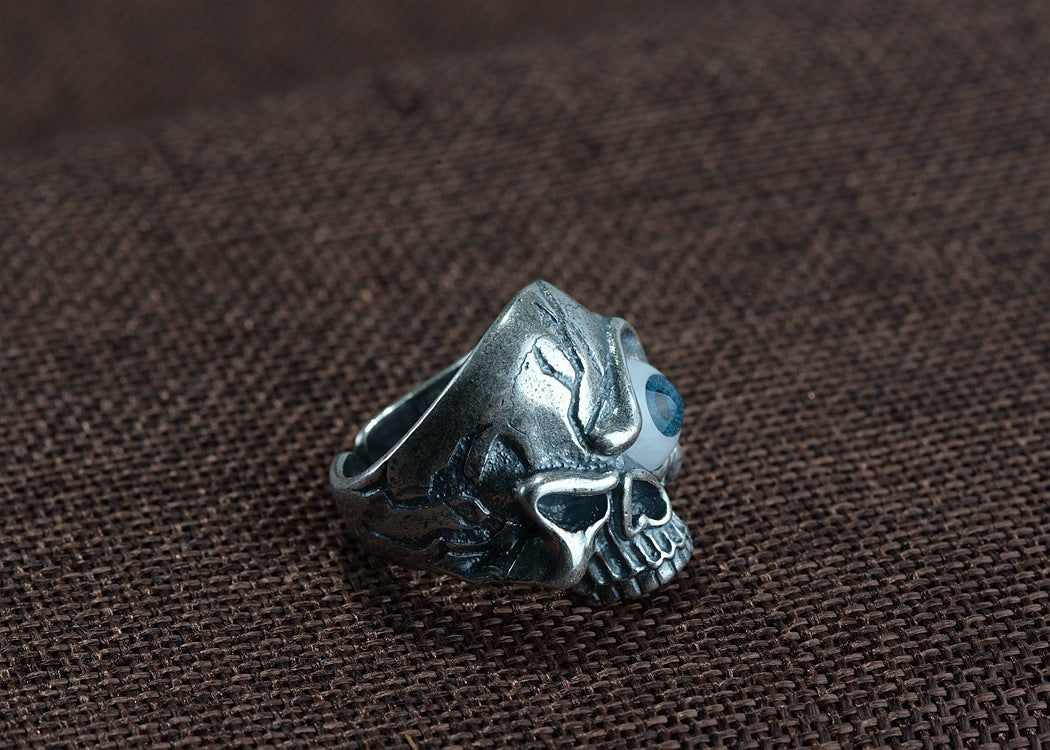 S990 Vintage Thai Silver Craft Ring