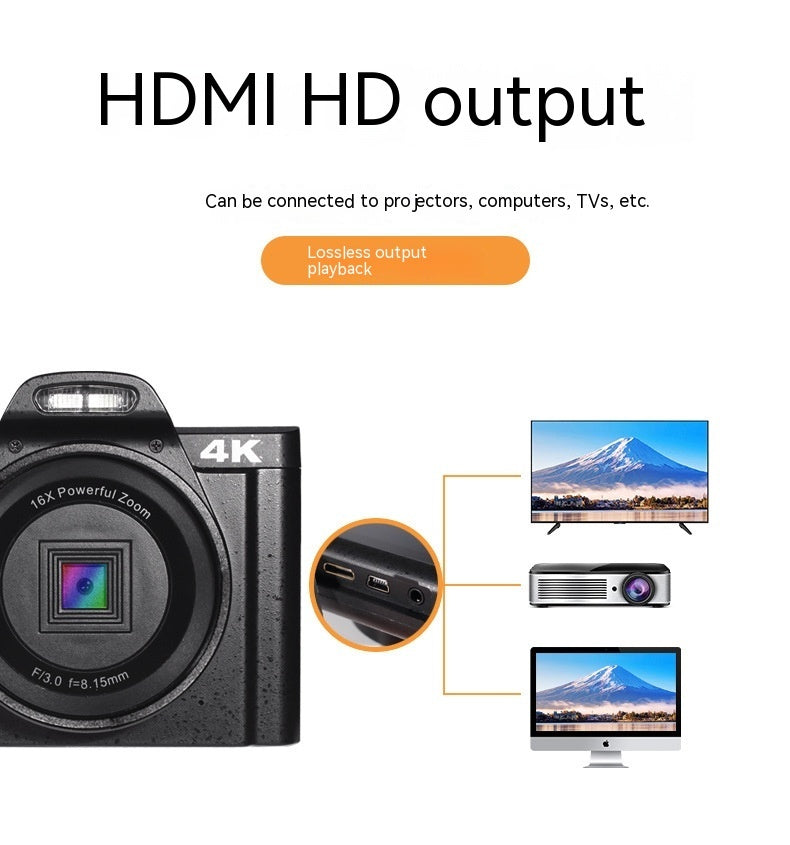 Entry-level Household 4K HD Digital Camera
