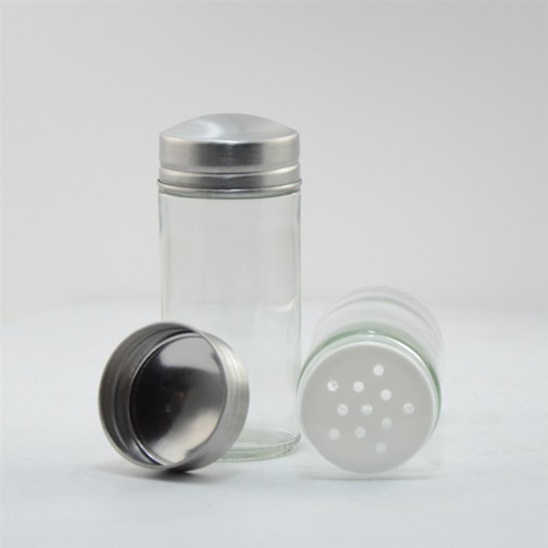 Bouteille d'assaisonnement rotative en acier inoxydable