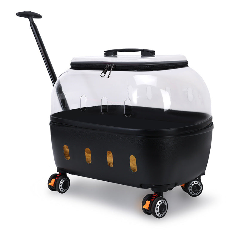 Cat Bag Pet Trolley Bag Go Out Dog Transparent
