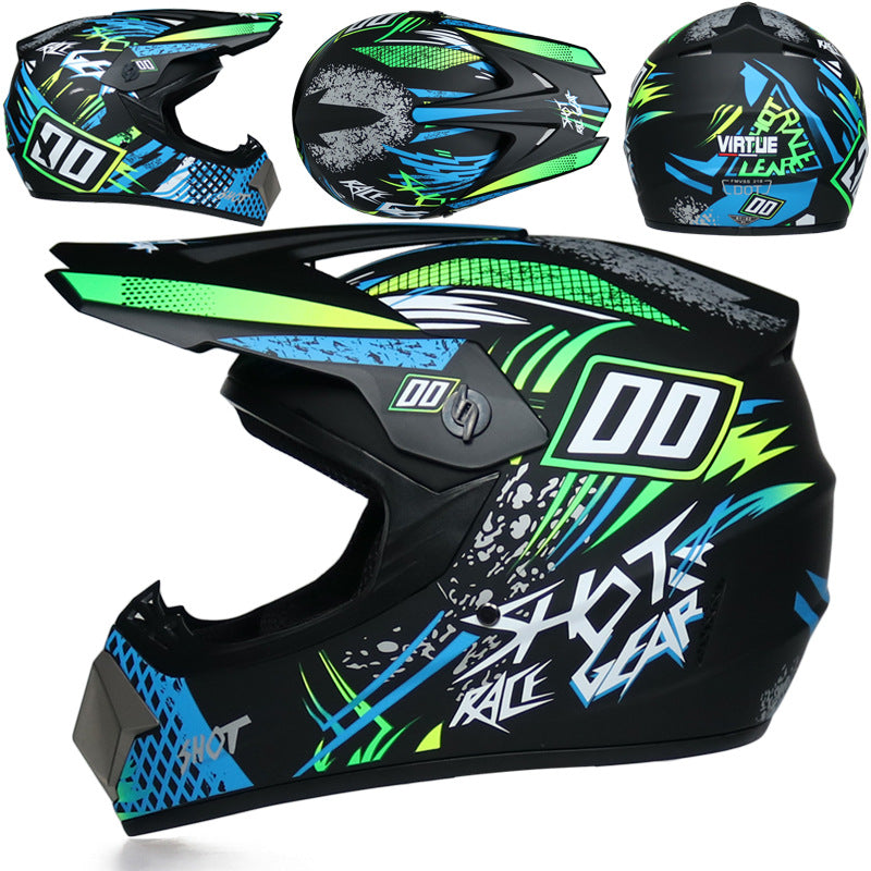 Casque Tout-Terrain Moto Petit Casque Tout-Terrain