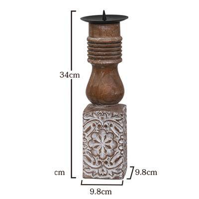 Retro Moroccan Light Luxury Homestay Resin Candle Holder