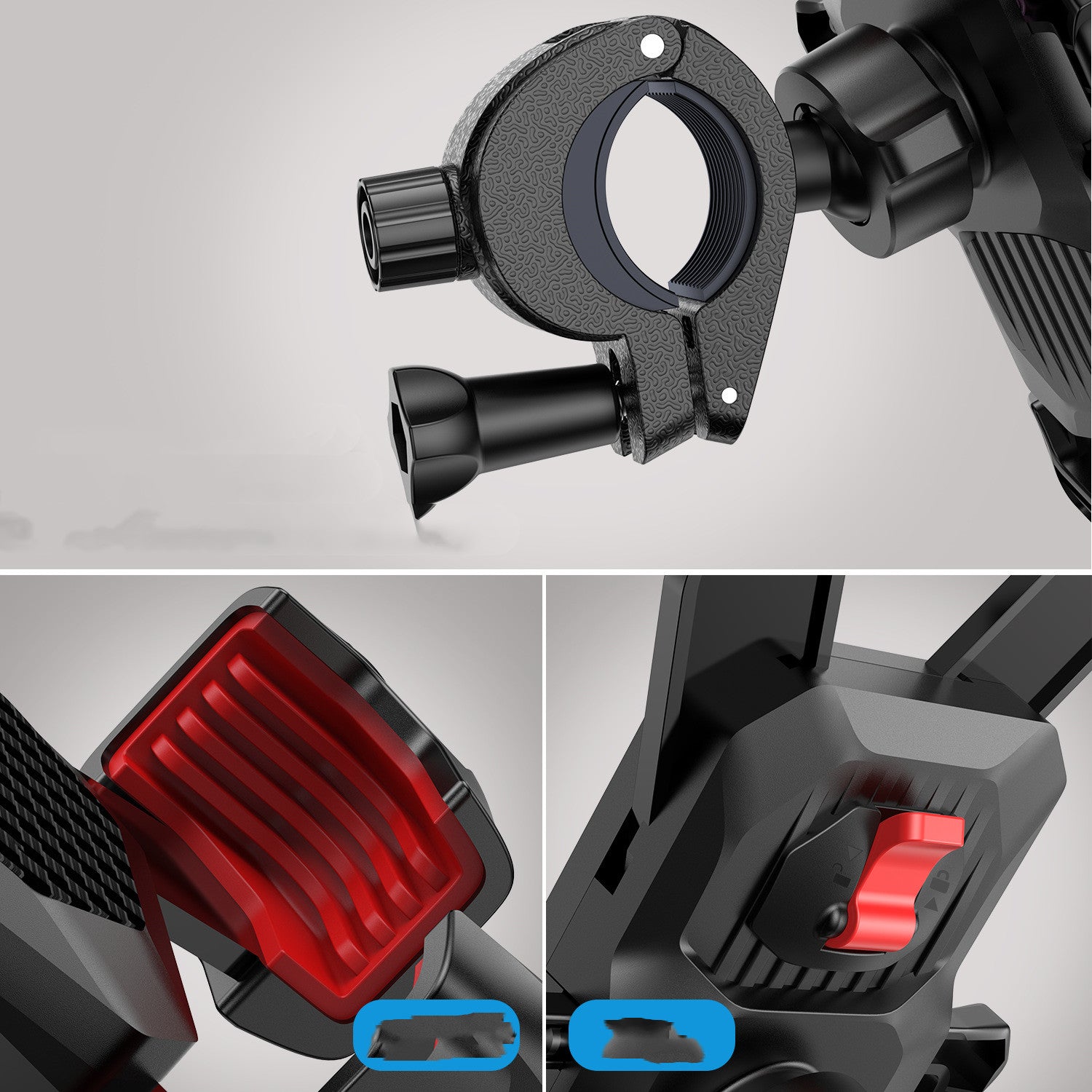 Support paresseux de téléphone portable pour vélo extérieur