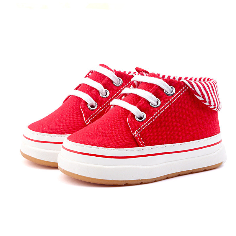 Solid Color Baby Soft-soled Toddler Shoes