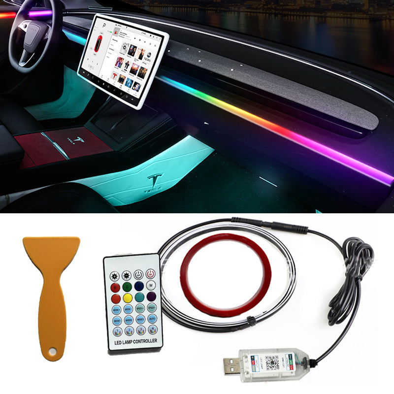 Lumière d'ambiance de voiture USB musicale