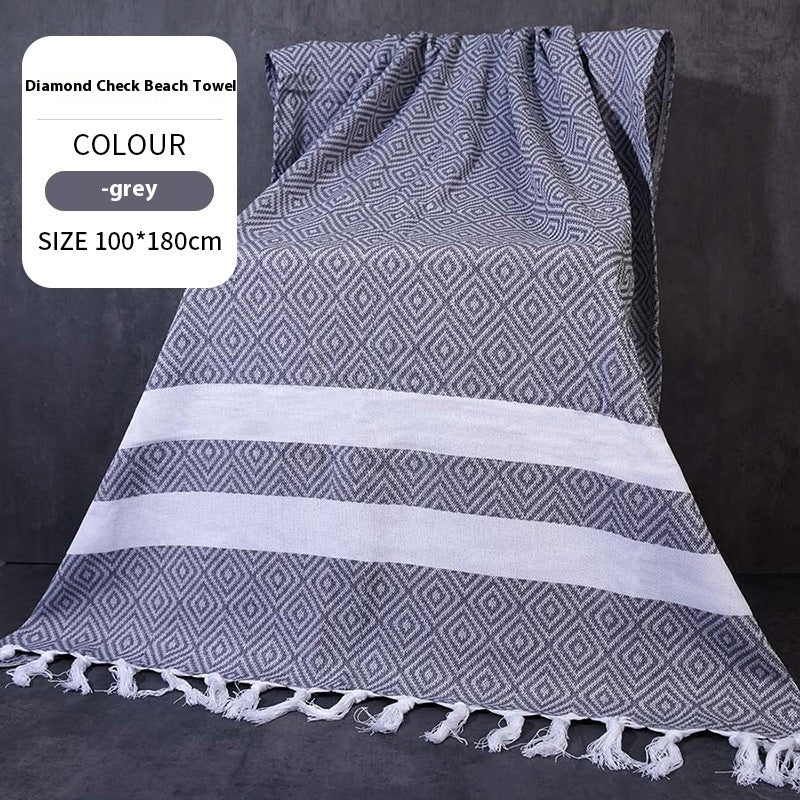 Blype Tassel Plus-sized Thick Absorbent Bath Towel