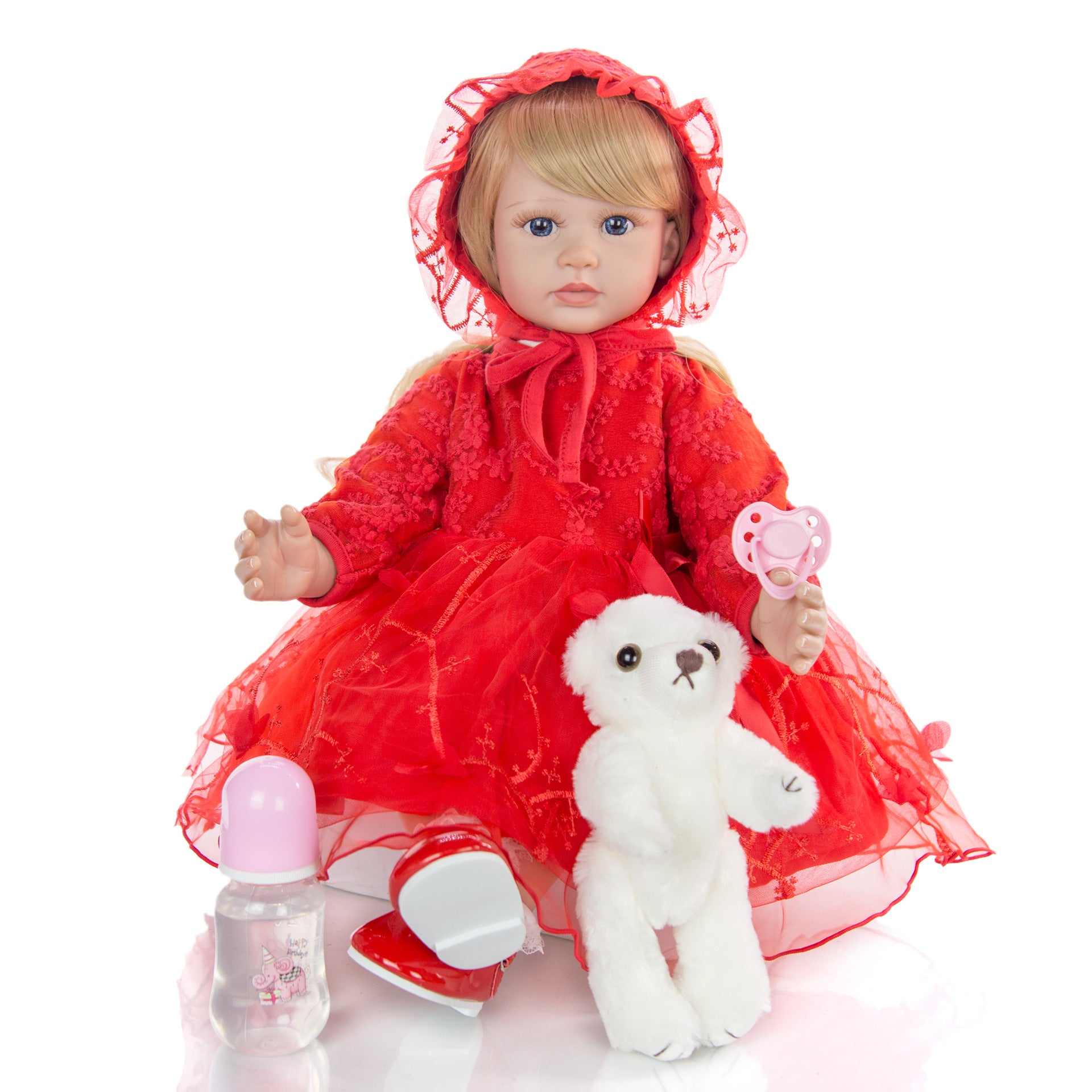 24 Inch Rebirth Doll Cloth Body Simulation Baby