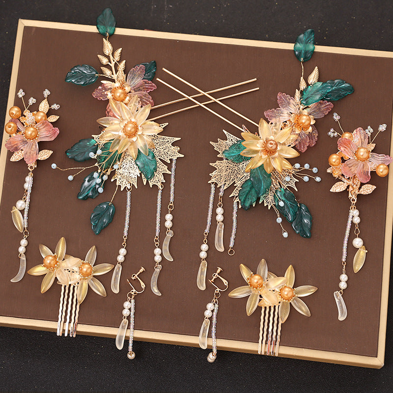 Épingle à cheveux Peigne à cheveux Ensemble complet d'accessoires pour cheveux Épingle à cheveux Pince latérale Accessoires