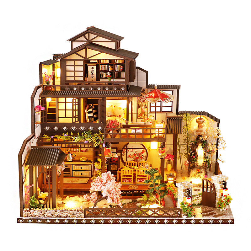 Creative Retro Hand-assembled Building Model Toy