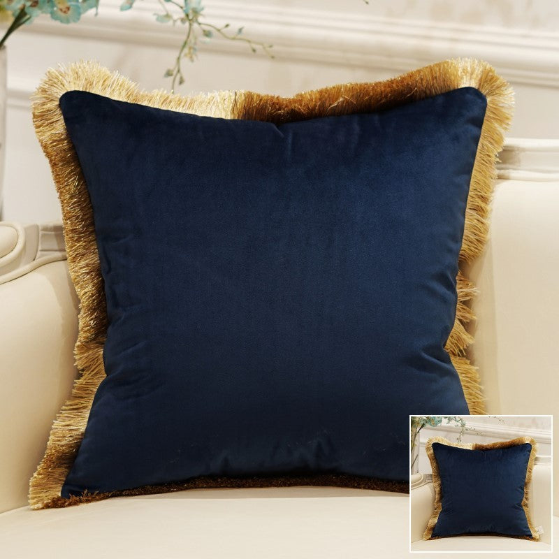 Flannel sofa pillowcase