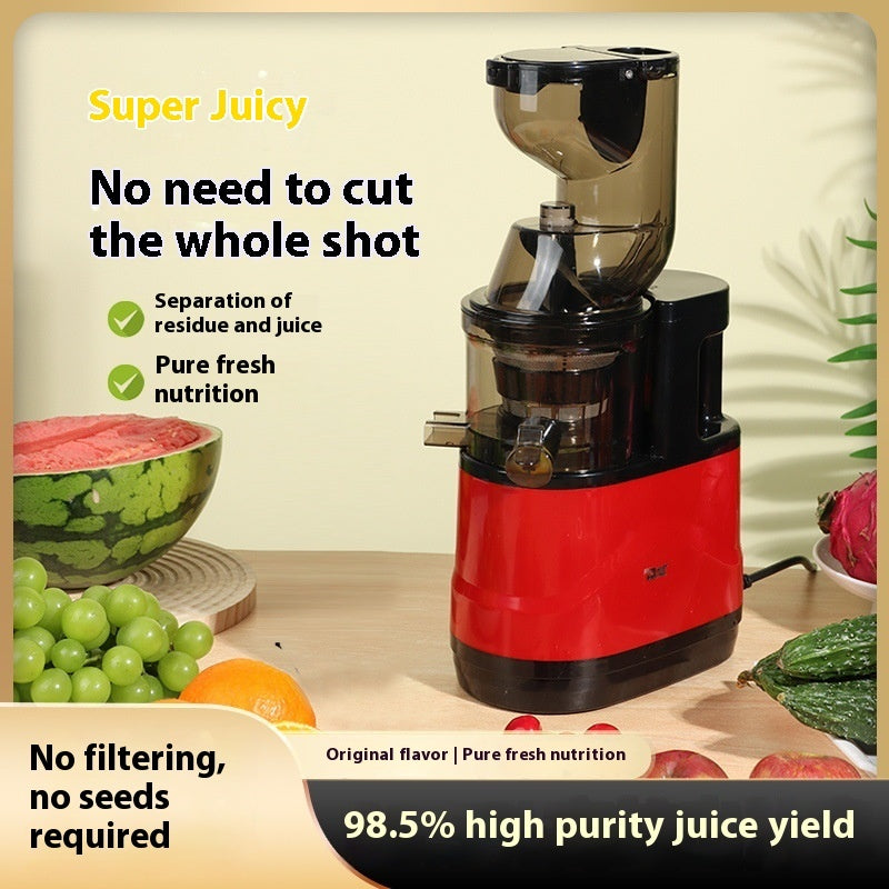 Extracteur de jus multifonction ménager à large goulot avec séparation du jus et de la pulpe