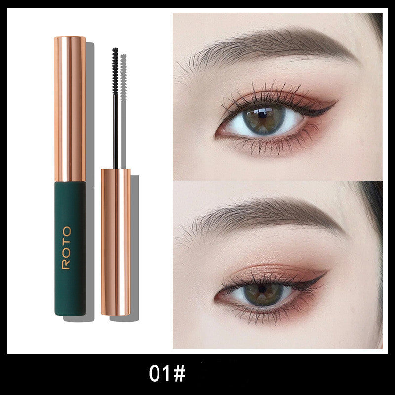Mascara Fini Tête de Brosse Fine Longue Épaisse Courbe