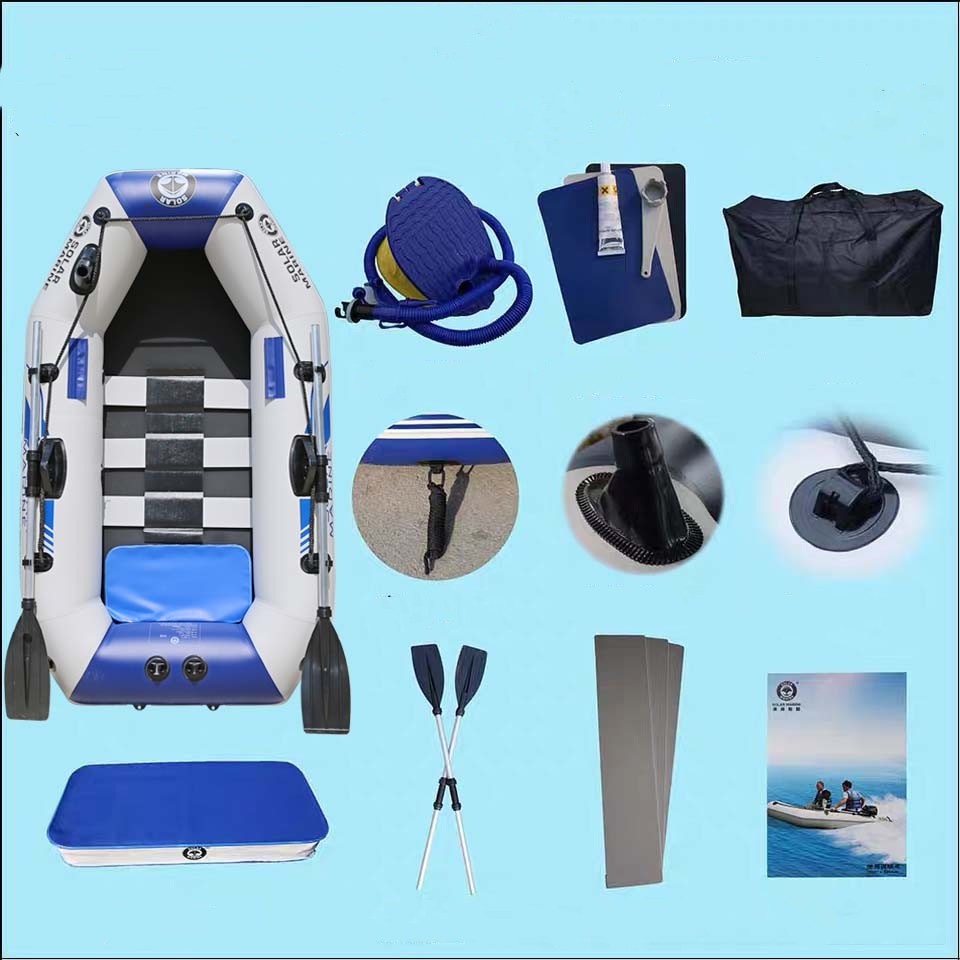 Rubber Boat Thickened Hard Bottom Wear-resistant Multi-person Air Cushion Folding
