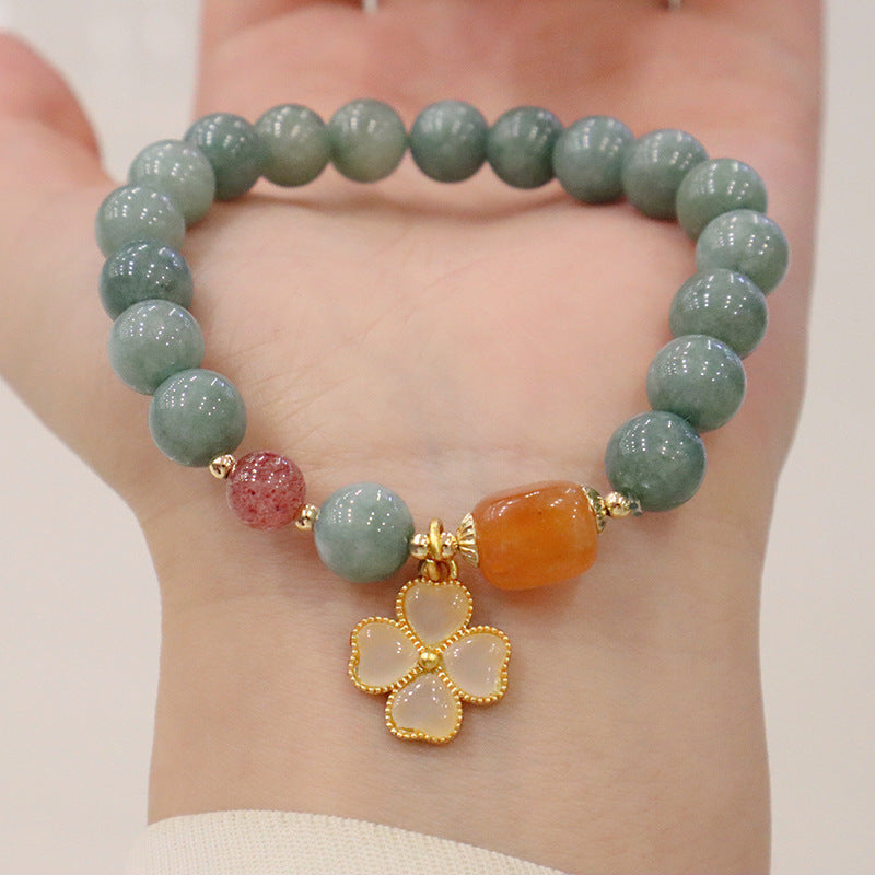 Bracelet en cristal de jade pour femme