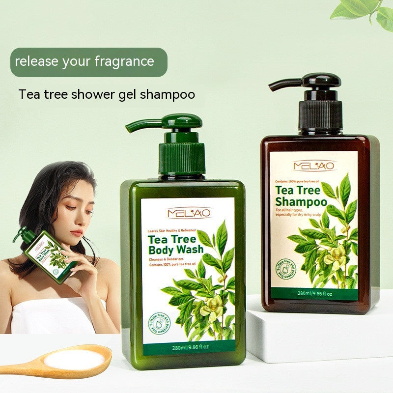 Gel douche shampoing arbre à thé Parfum longue durée Nourrissant Hydratant